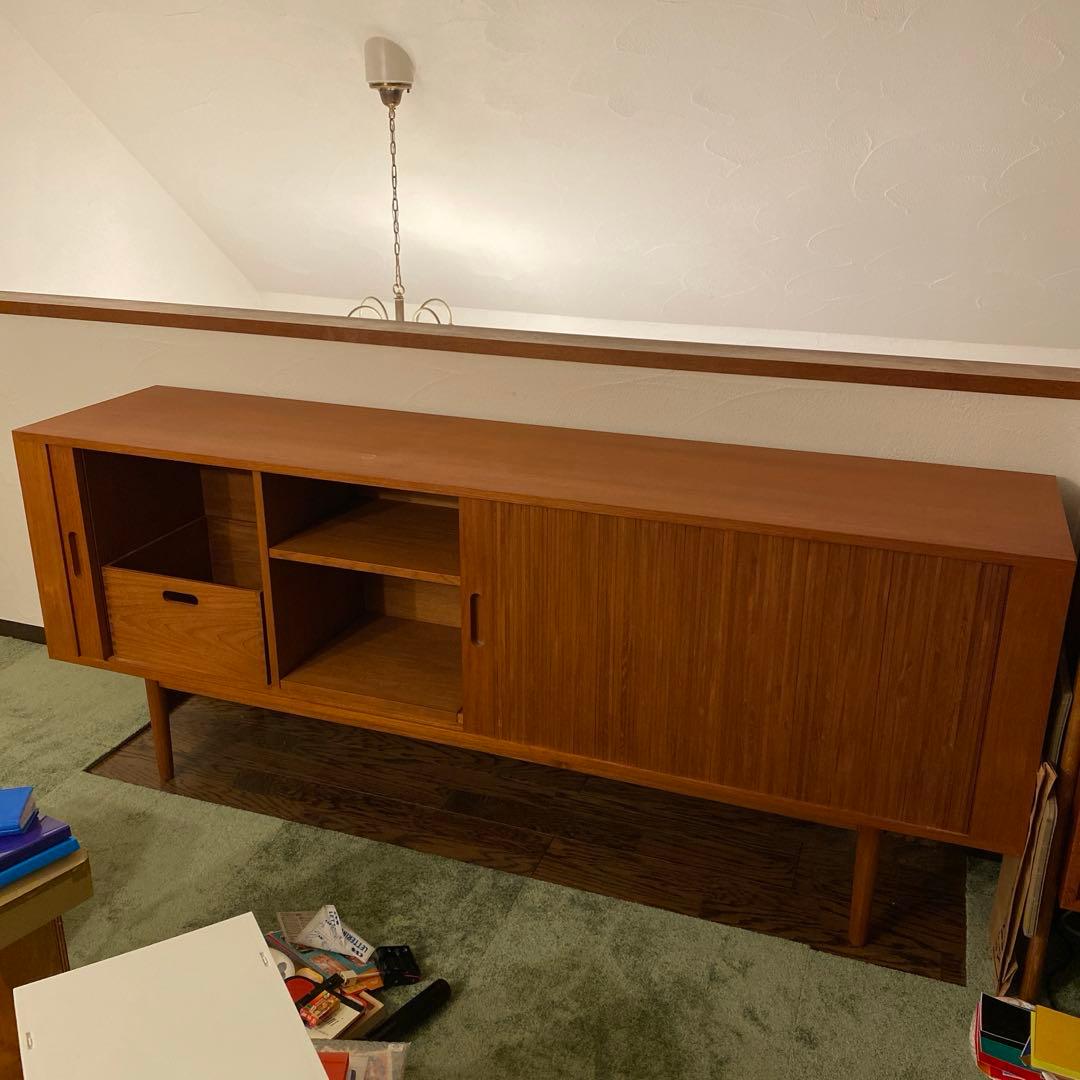 クロロス 北欧風 蛇腹サイドボード 184cm