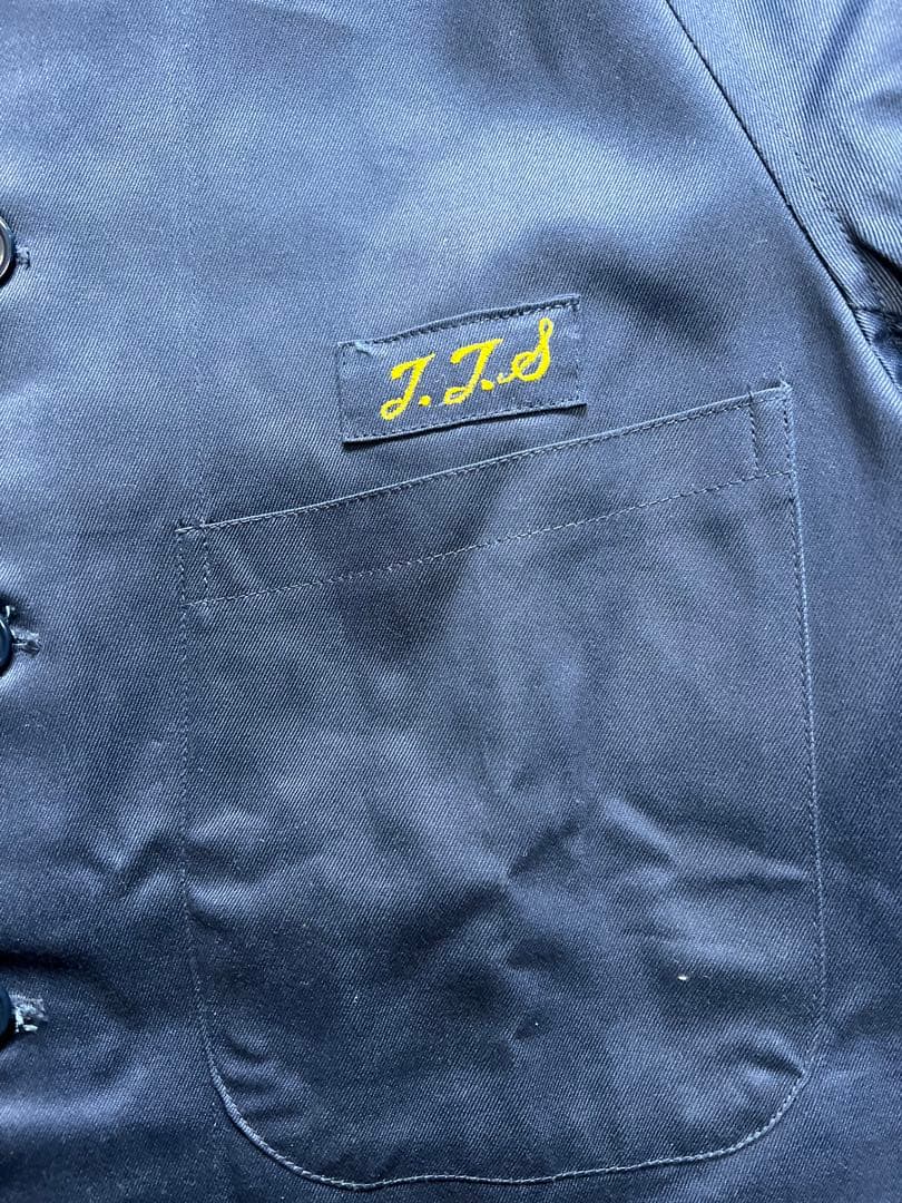 昭和レトロ 当時物 鉄道グッズ 上下セット 資料 ジャケット パンツ レア