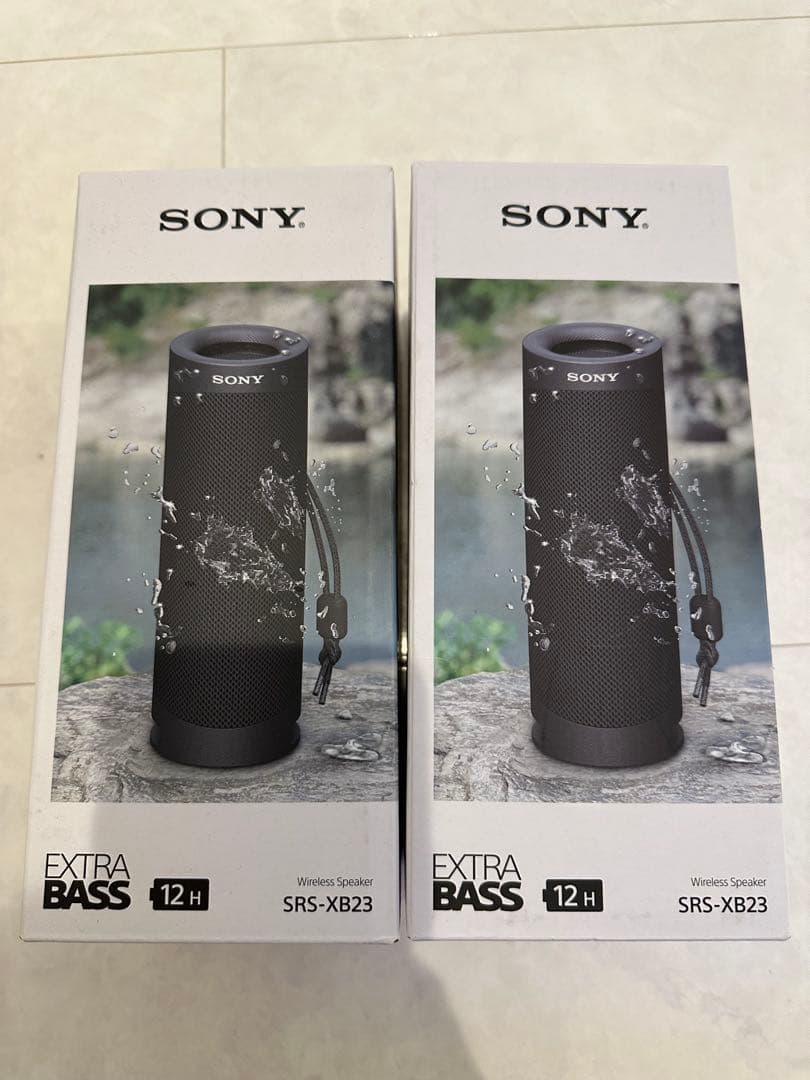 【美品】2台セット SONY ワイヤレススピーカー srs-xb23