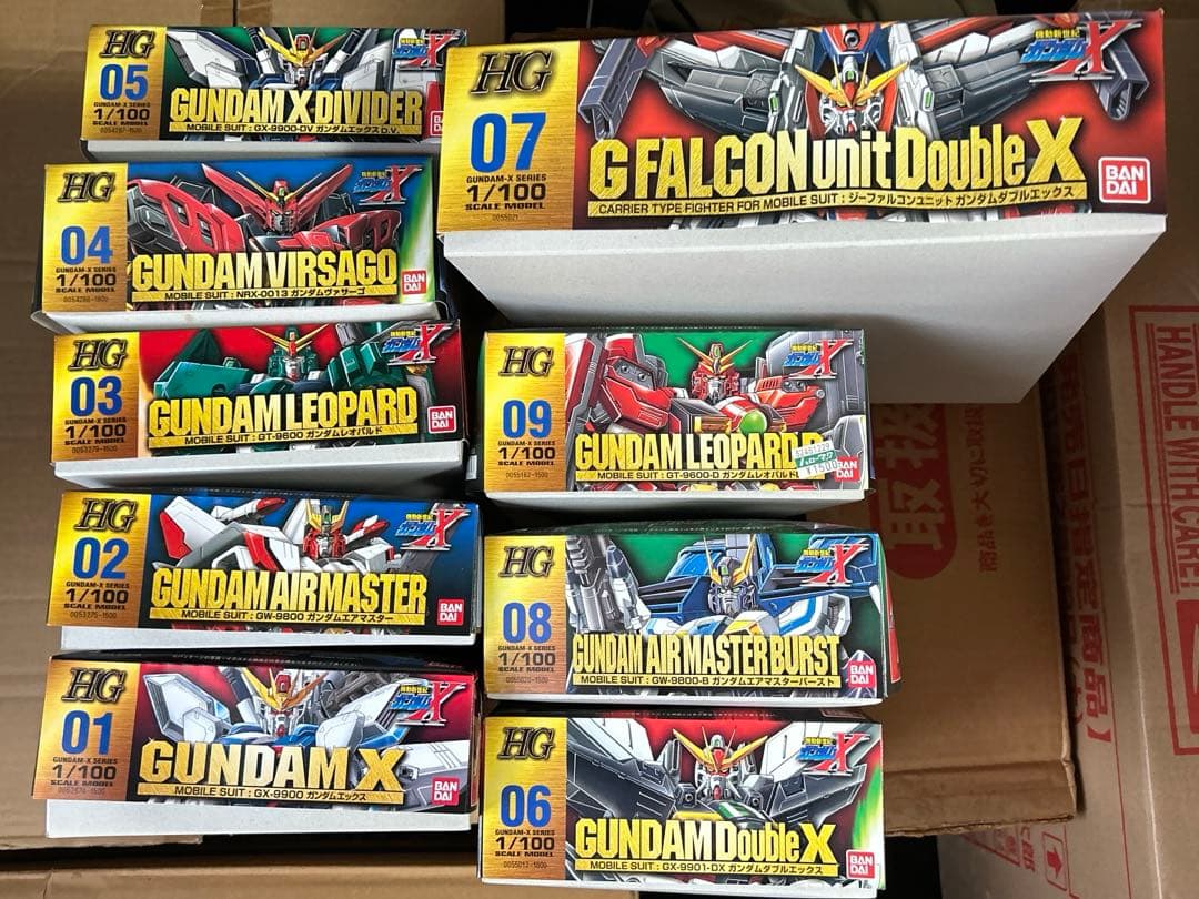 機動新世紀ガンダムX HG 1/100 9体セット
