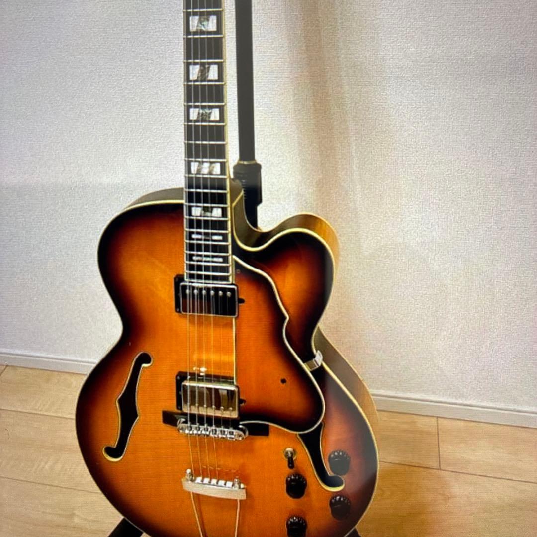 Ibanez フルアコ　AF105-RAF 美品　専用ハードケース付き。