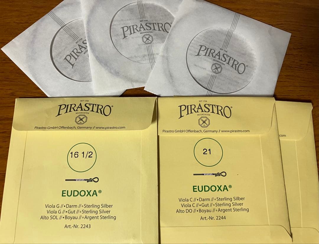 Pirastro社製　Eudoxa ビオラ弦