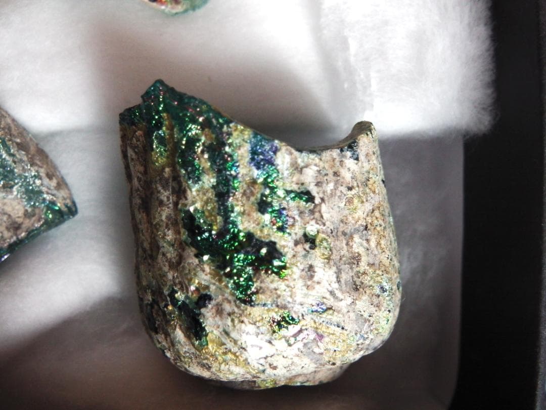 ローマングラス 破片 5点セット 銀化 アンティーク 古代ローマ