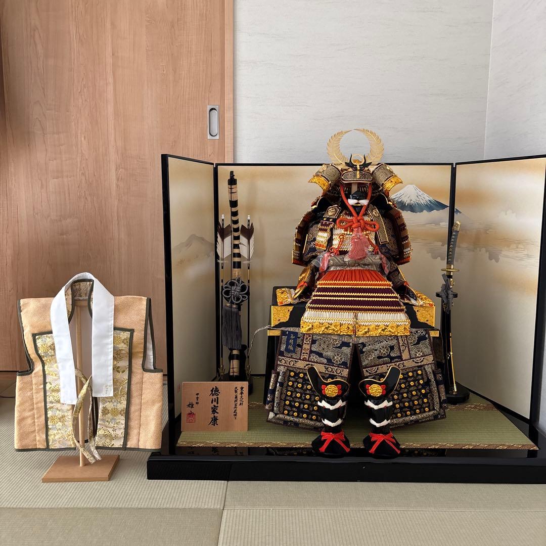 武者　徳川家康　端午の節句　全セット　鎧　兜