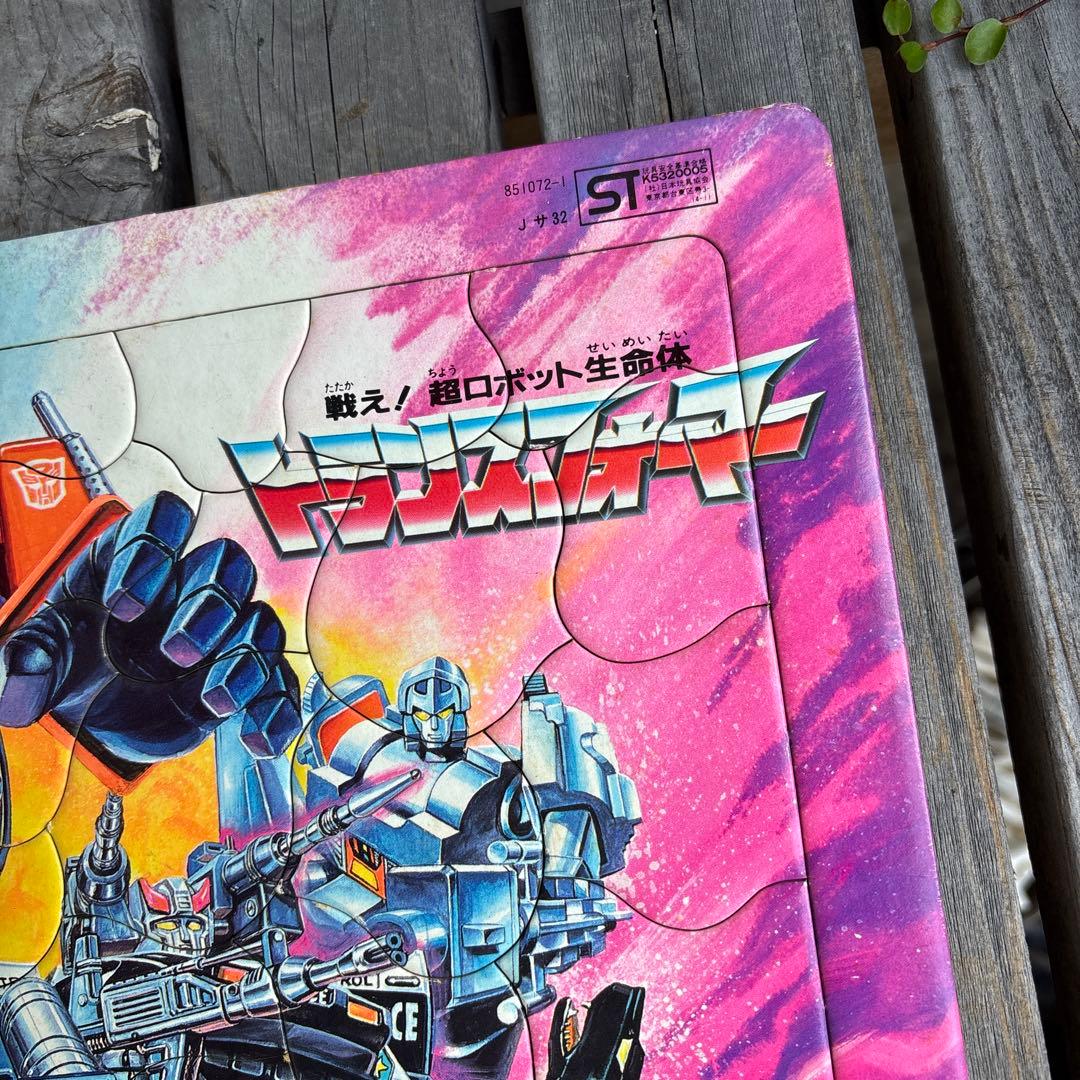 激レア　当時物　トランスフォーマー 　ジグソーパズル　昭和レトロ　ショウワノート