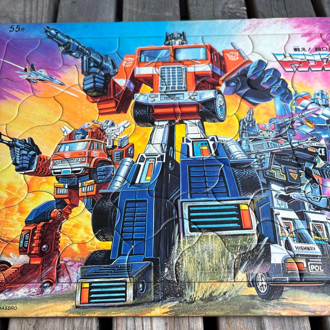 激レア　当時物　トランスフォーマー 　ジグソーパズル　昭和レトロ　ショウワノート