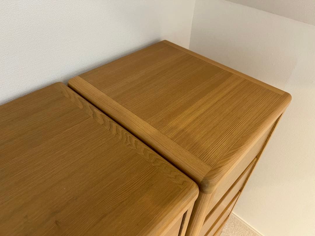 キャビネット【タモ材・3ヶ月のみ使用】