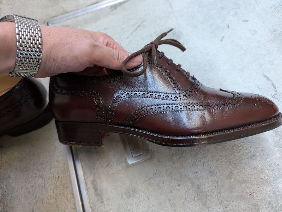 タニノクリスチー ダークブラウン ウィングチップ 5サイズ