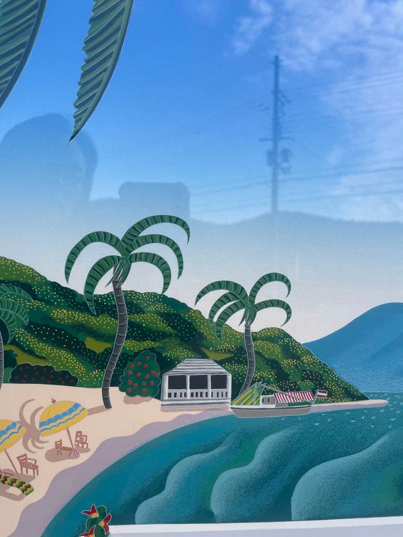 トーマス・マックナイト 「ジオメトリックプール」　限定　直筆サインあり