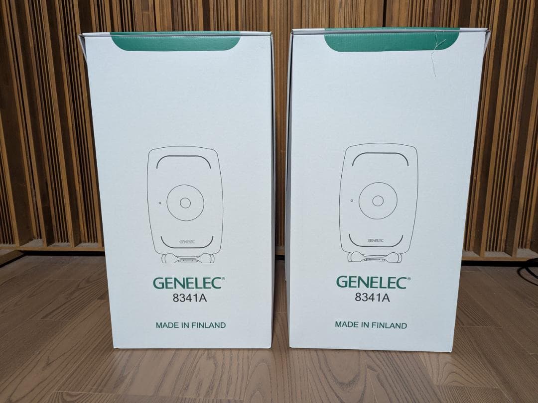 【美品】GENELEC 8341A ブラック ペア & GLM kit