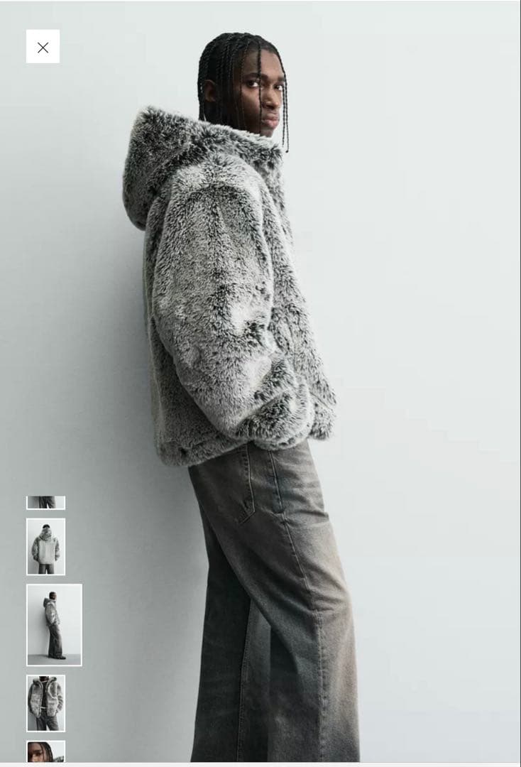 ZARA フェイクファージャケット