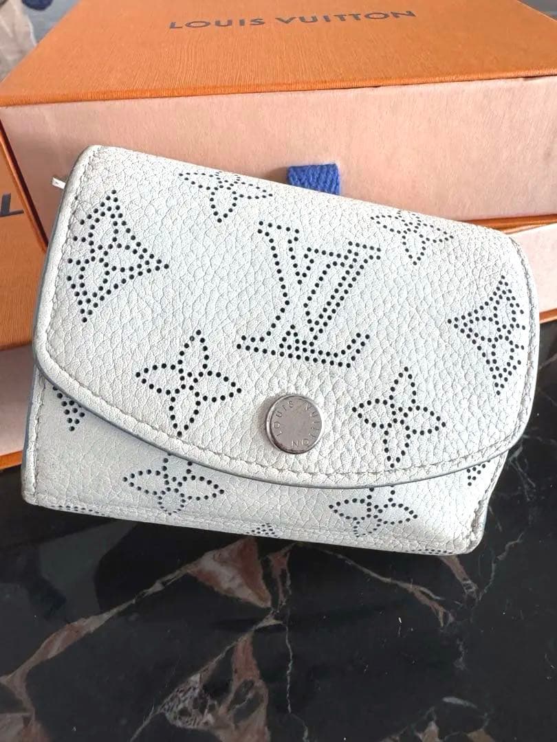 Louis Vuitton ミニウォレット ホワイト×ブルー