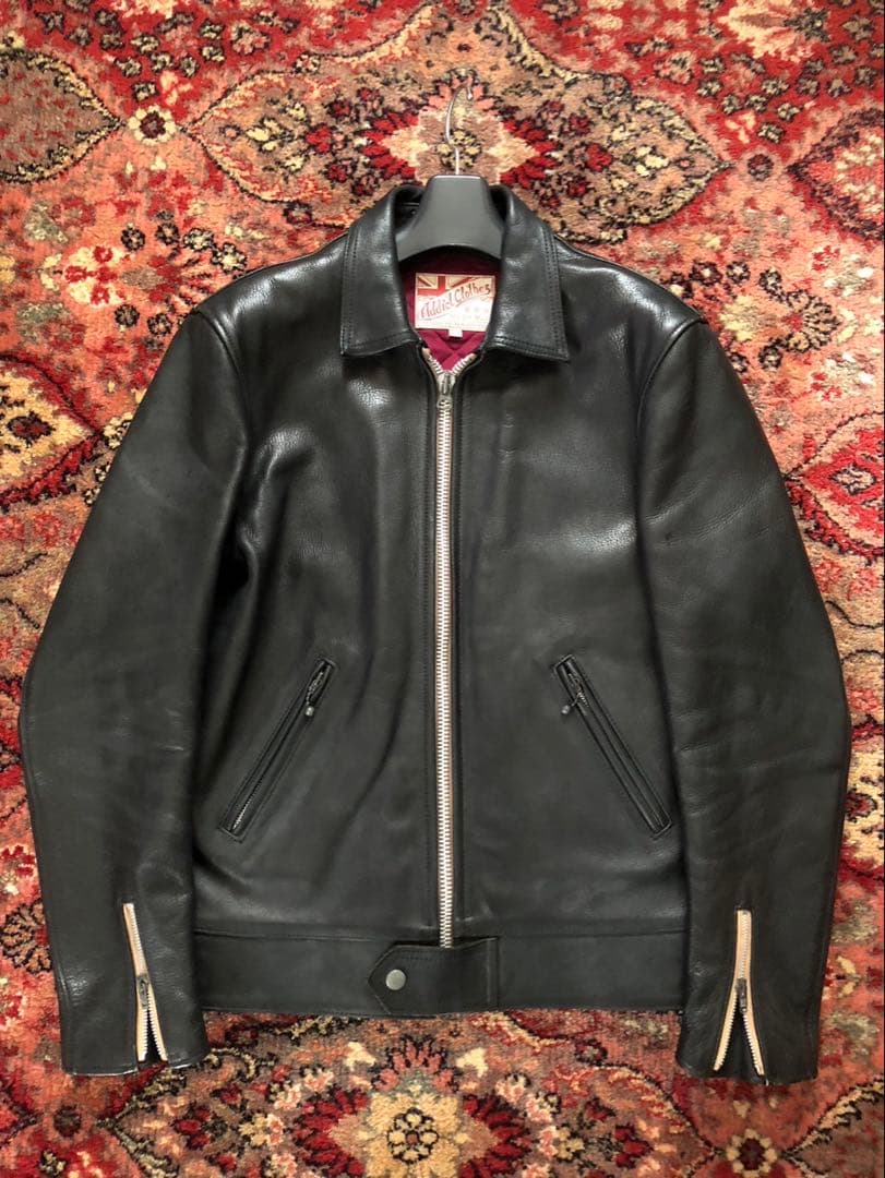 ADDICT CLOTHES シングルライダースジャケット