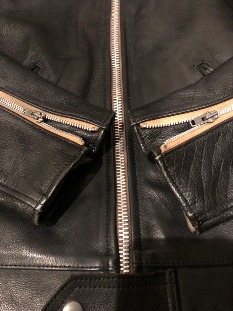 ADDICT CLOTHES シングルライダースジャケット