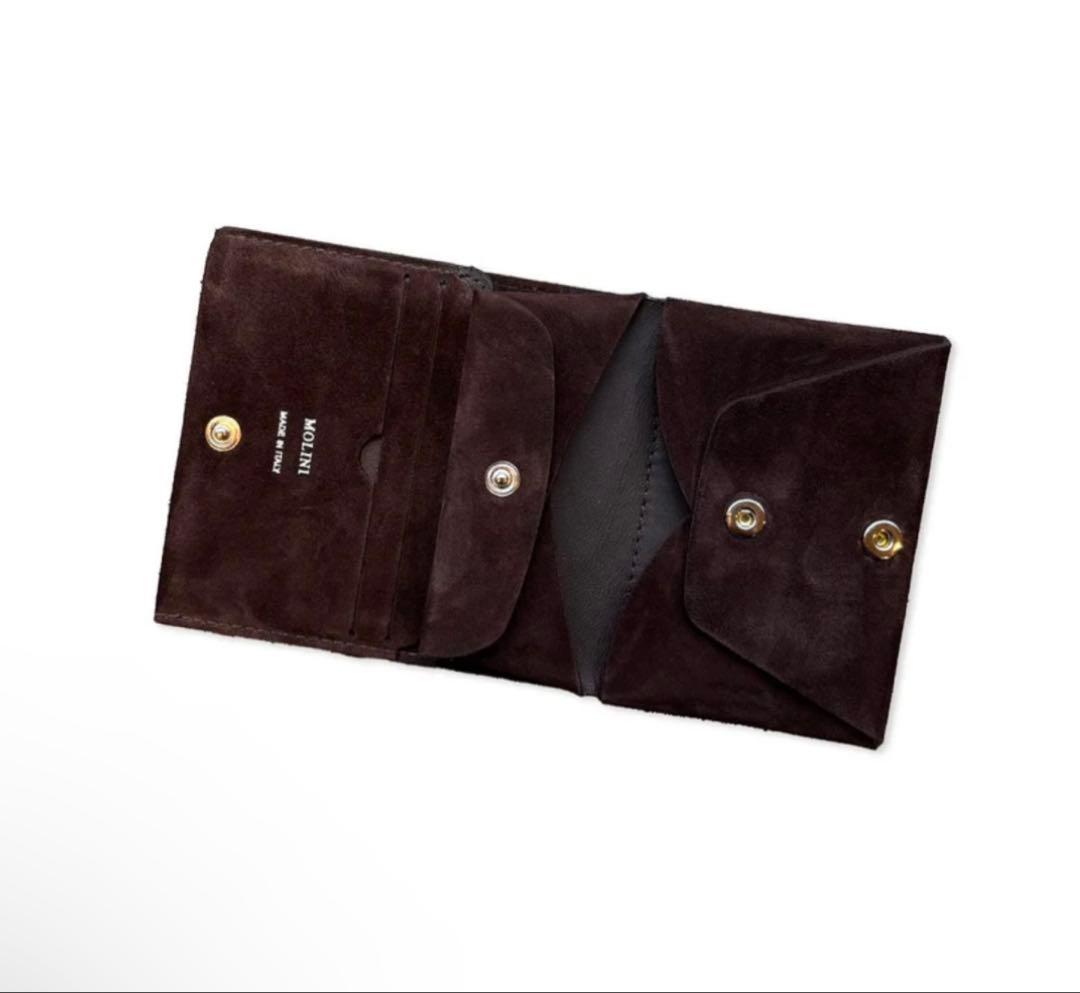 VAKT.別注MOLINI CompactWalletsuede/BROWN