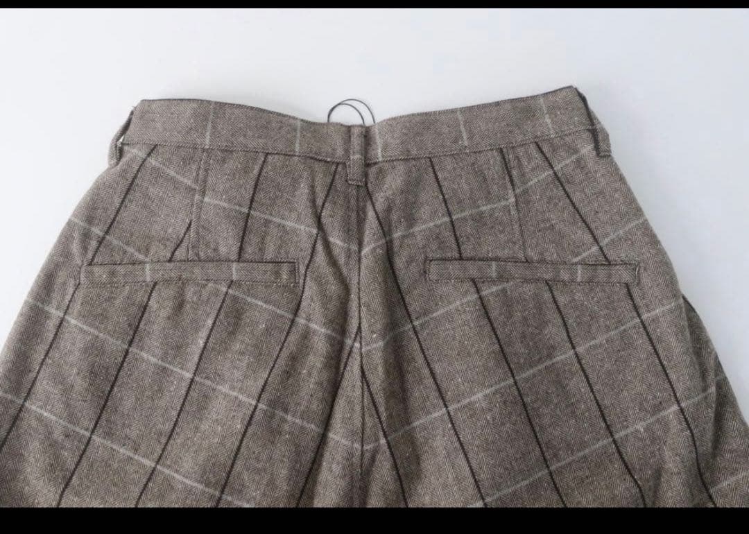 glamb グラム　Glen Check Balloon Pants M