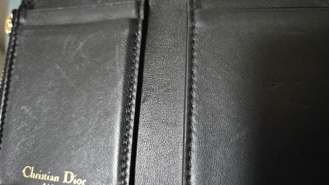 クリスチャンディオール 30モンテーニュ ロータス 三つ折財布
