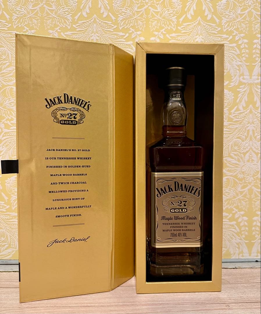 ジャックダニエルNo.27ゴールド 700ml 未開封　箱付き