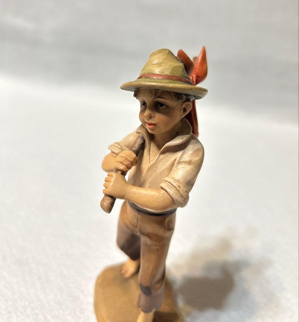 Walter Stahli Switzerland スイス 木彫 置物 工芸