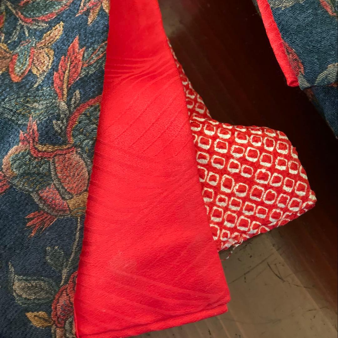 お値下げ美品【工房朋】女の子45cm市松人形森重春幸抱古布着せ替え人形旧家蔵出