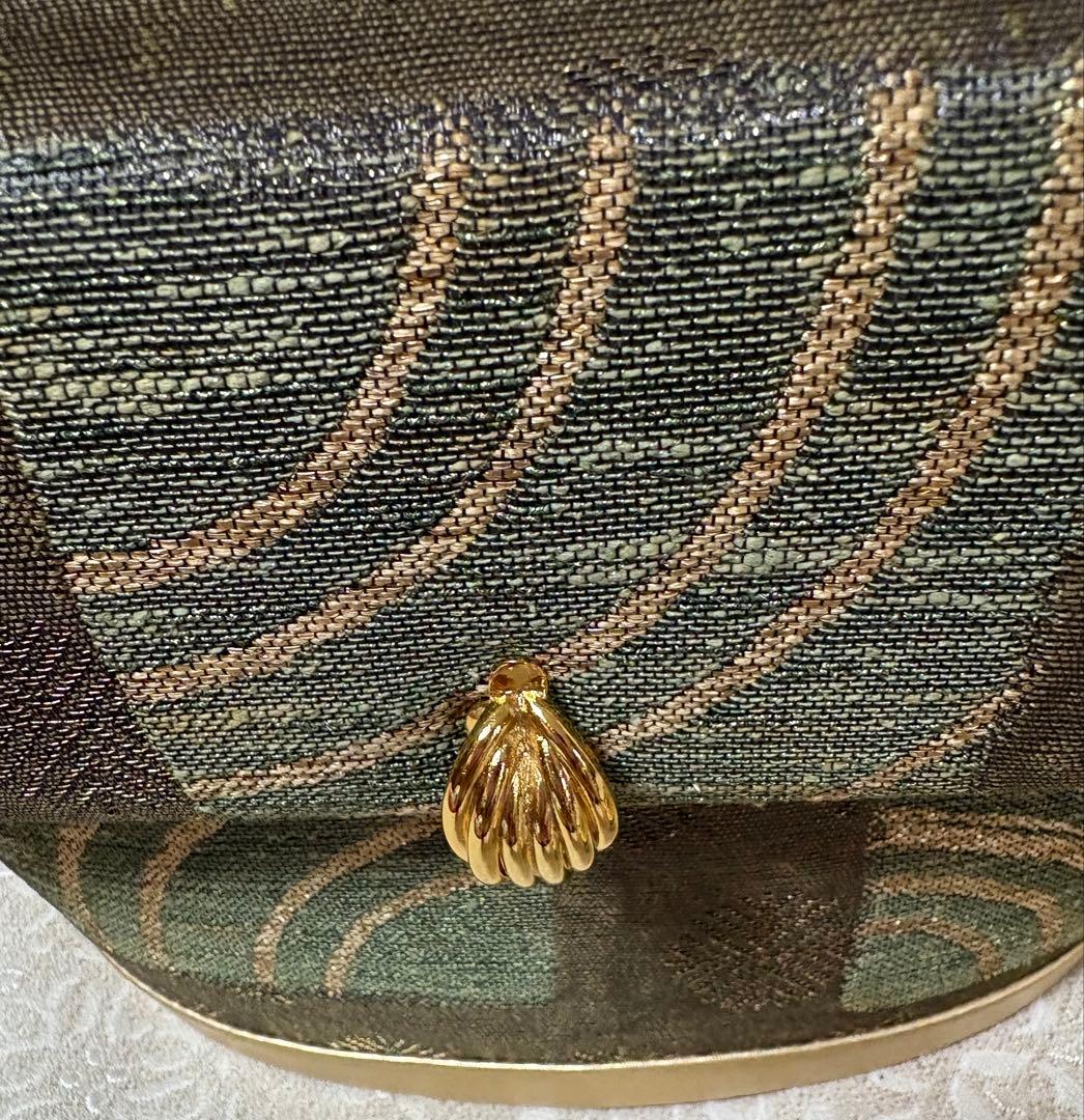 伊と忠　高級　草履バッグセット　23.5㎝　一度使用　新品同様シャンパンゴールド