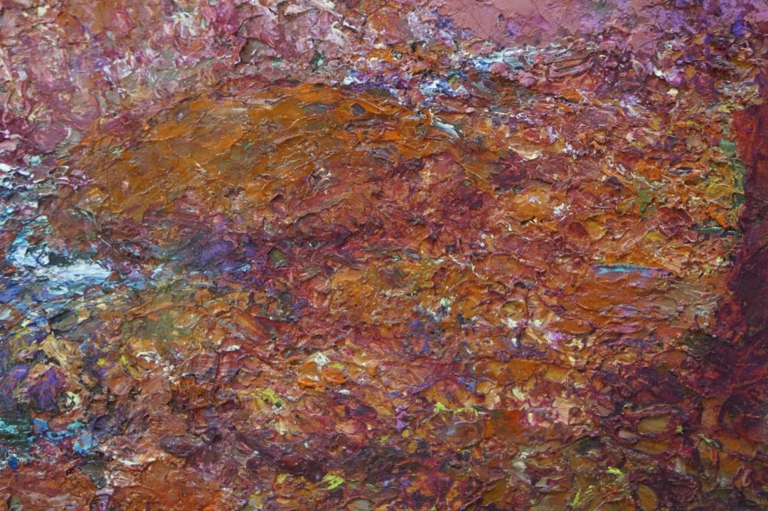 油絵 1976年作 山本善次郎 F6 タイトル 扇沢 額装の出品です。