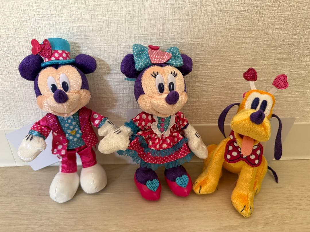 ミニーミッキー ファンダーランド パルパルーザ ぬいばぬいぐるみバッジ