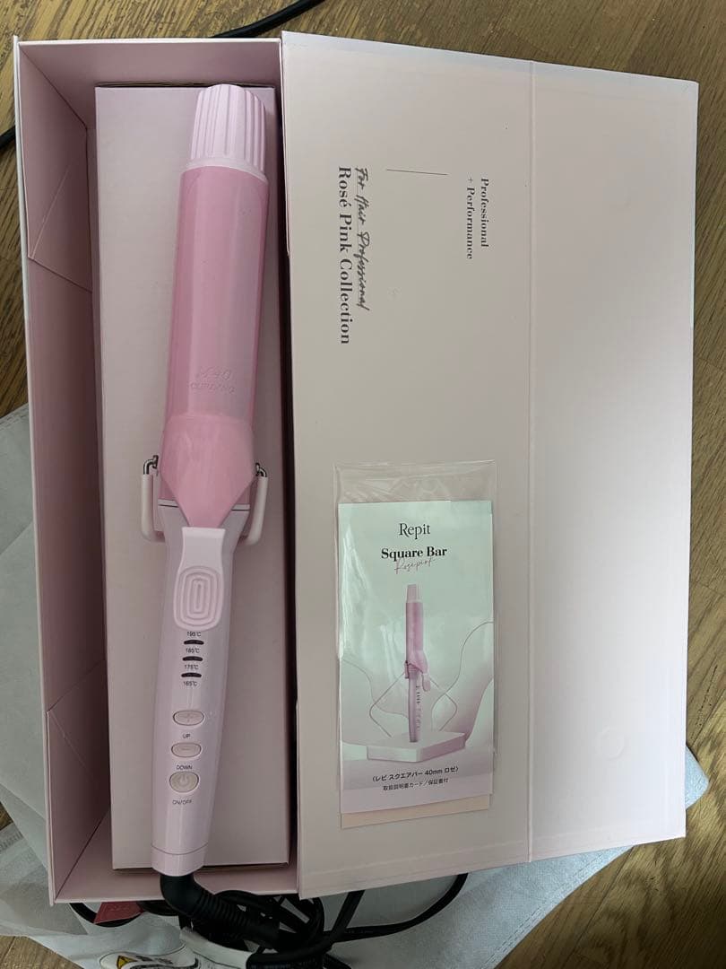 クレイツ Repit レピ スクエアバー 40mm ロゼ