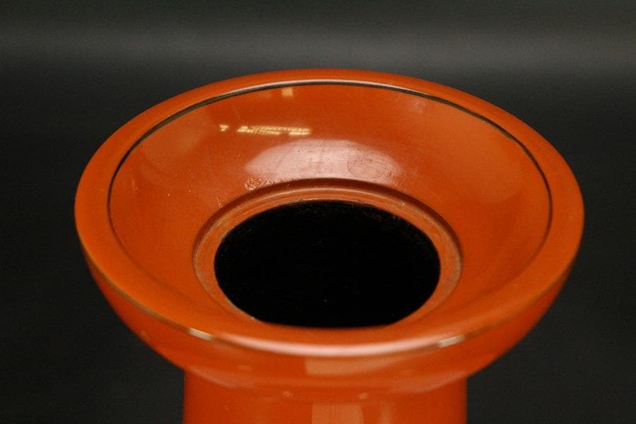 平安象彦作 根来 砧花生 美品 共箱(A815)