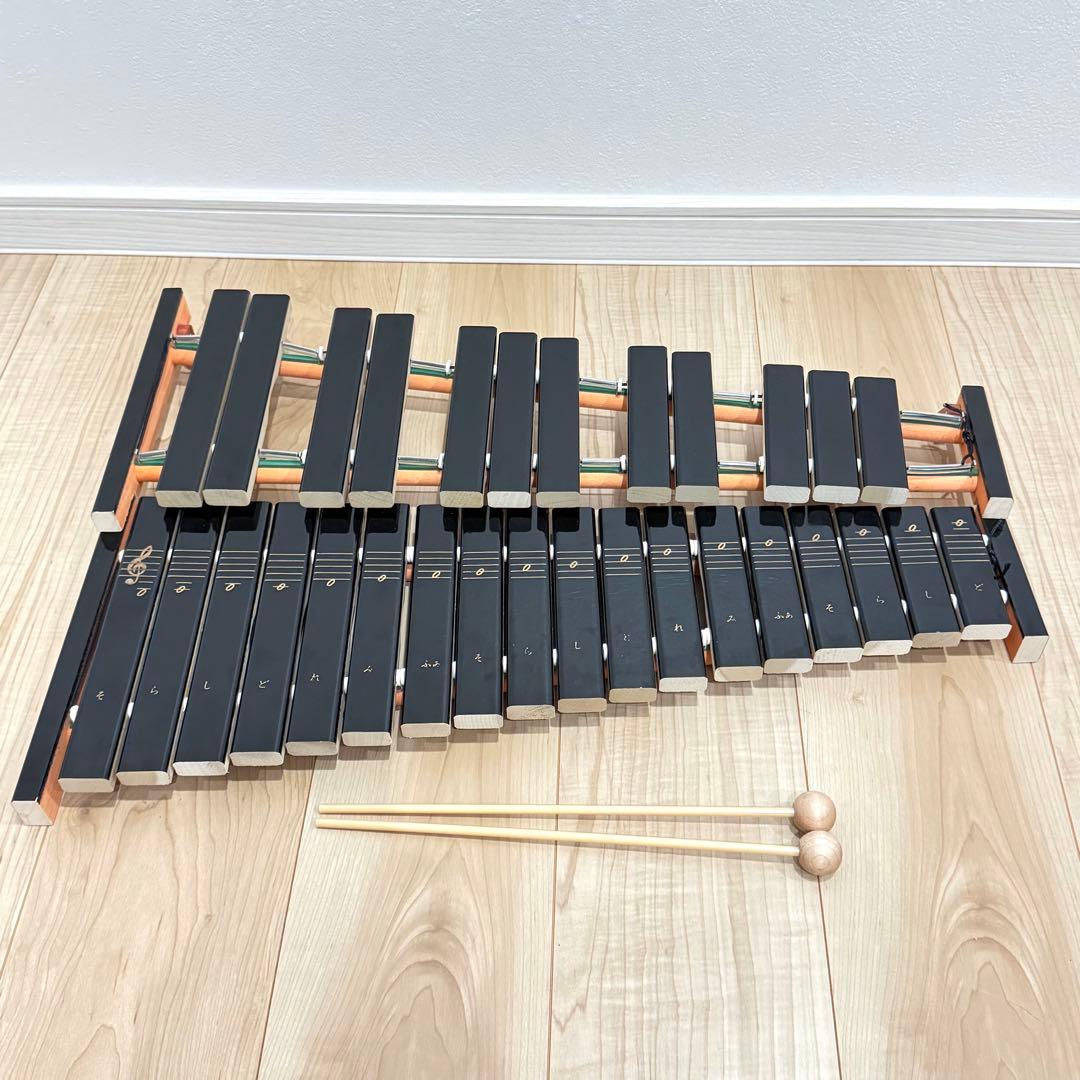 【美品】　YAMAHA No.185 木琴　シロフォン　箱付き