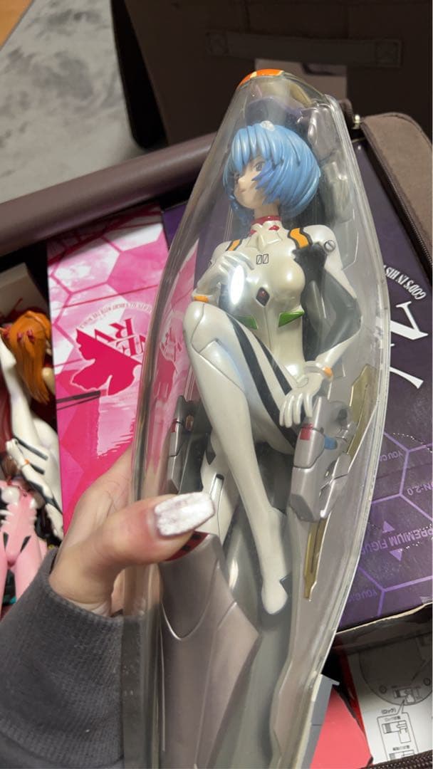 新世紀エヴァンゲリオン 綾波レイ スロット台 真実の翼 フィギュア