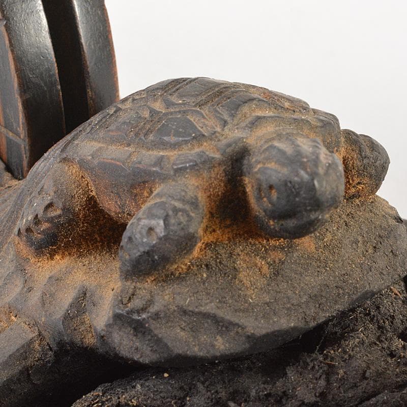 桃太郎　古民具　大工道具　 壷重刀 木彫　墨壷　M　R6610