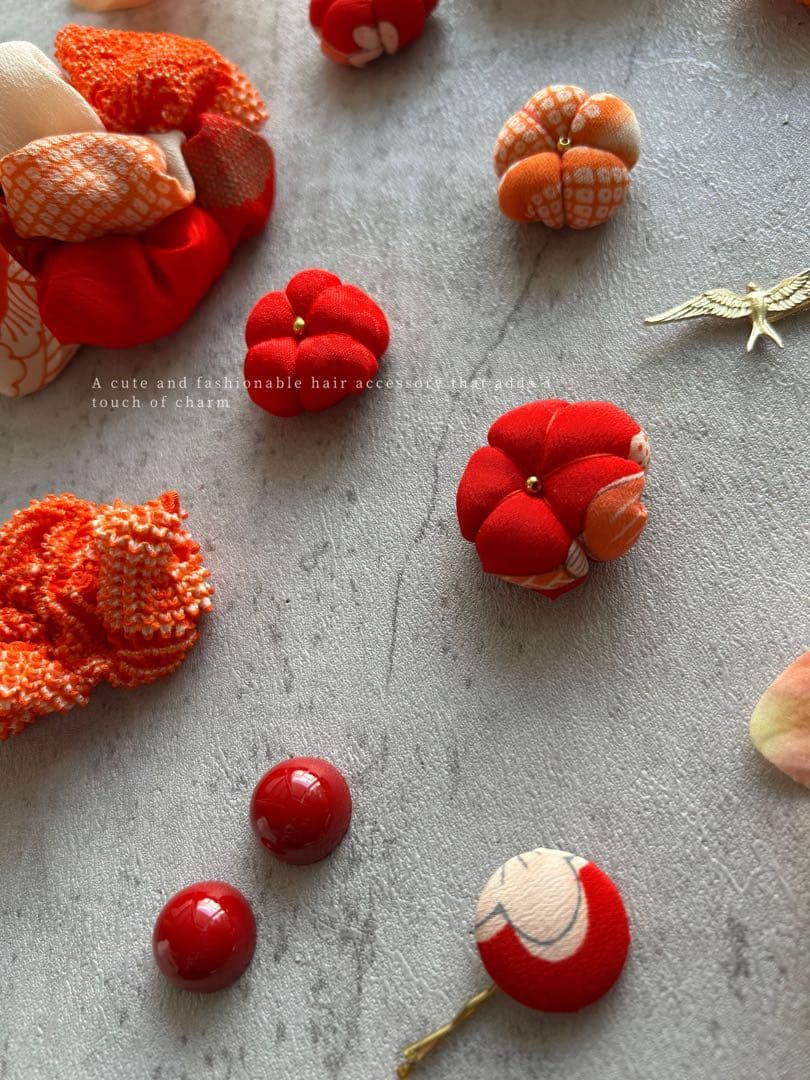 g*2様 七五三　七五三髪飾り　ヘッドドレス　着物髪飾り　リメイク髪飾り　044