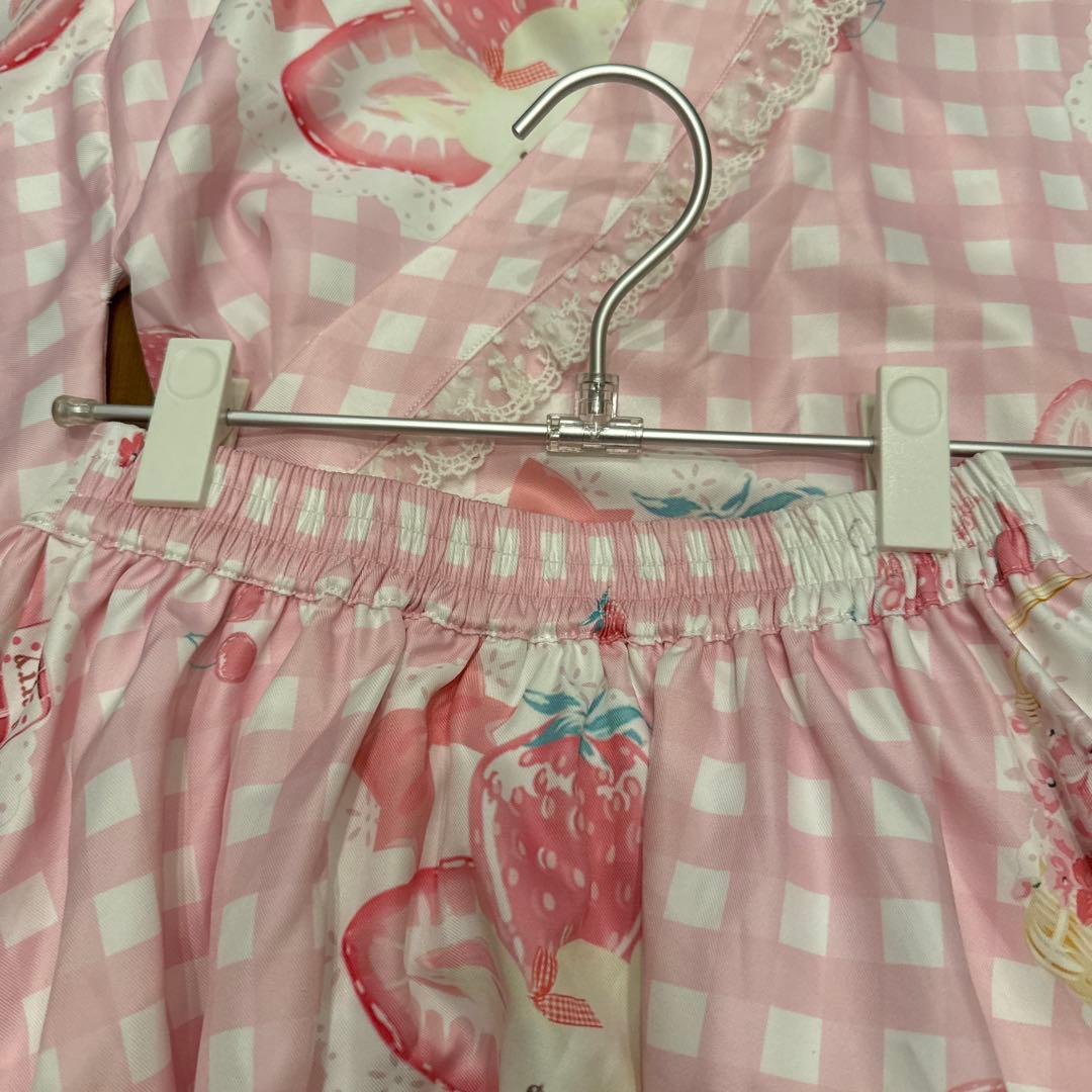 to Alice いちご ギンガムチェック 浴衣