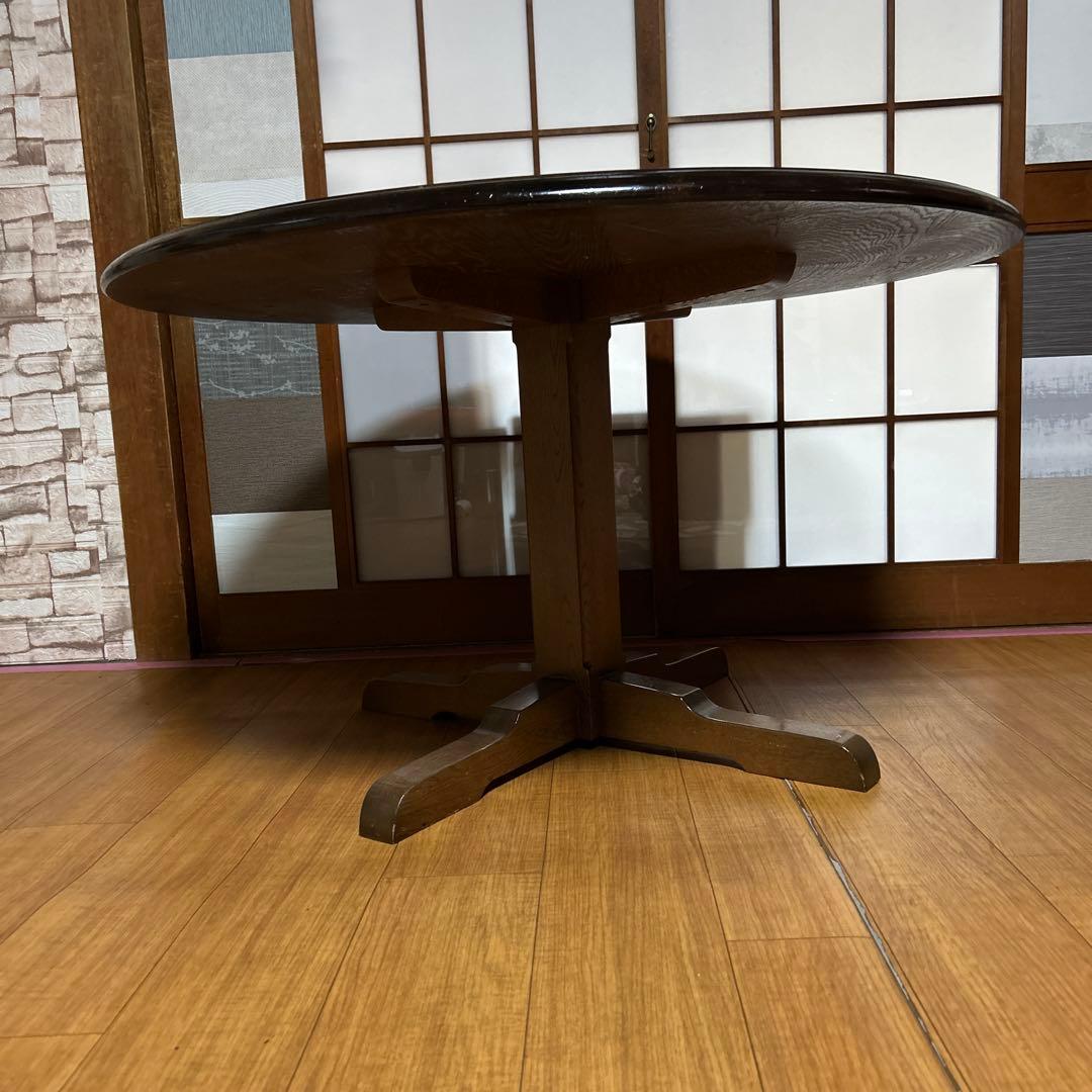 【レトロ】コスガ　ラウンドダイニングテーブル　丸テーブル