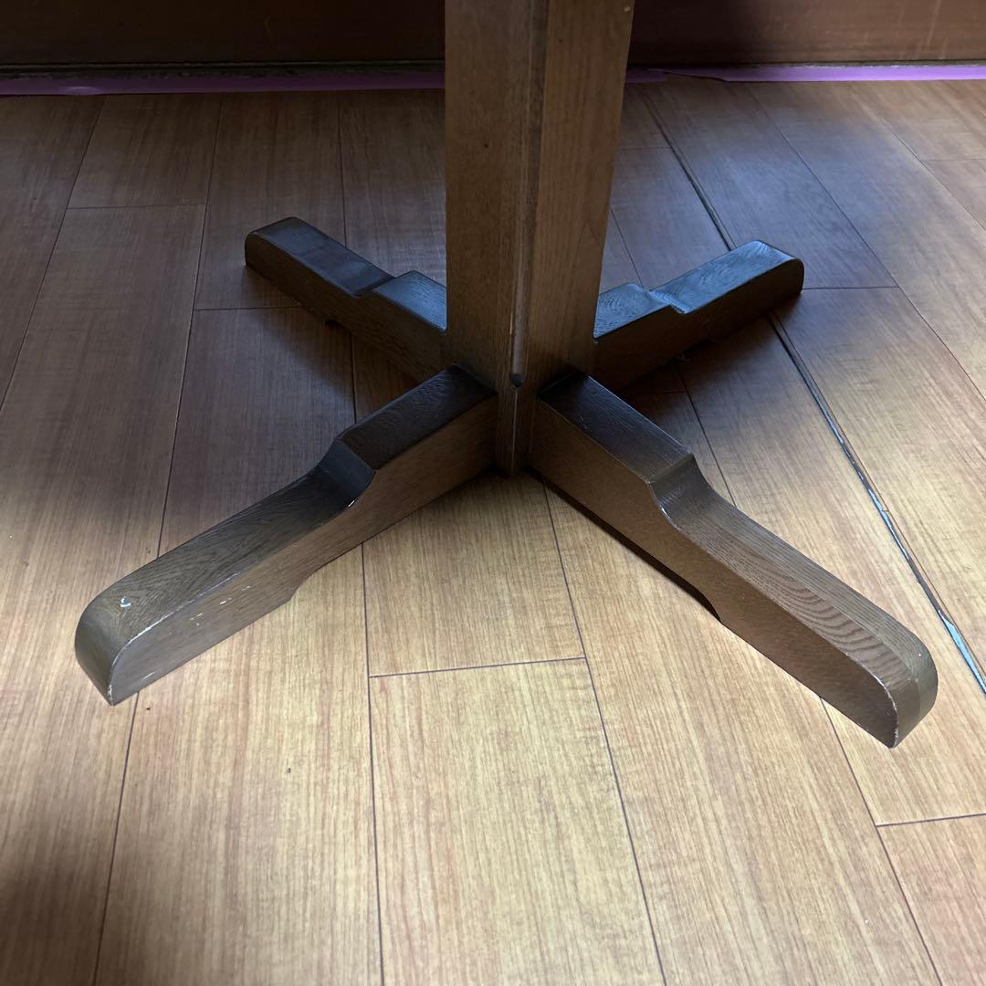 【レトロ】コスガ　ラウンドダイニングテーブル　丸テーブル