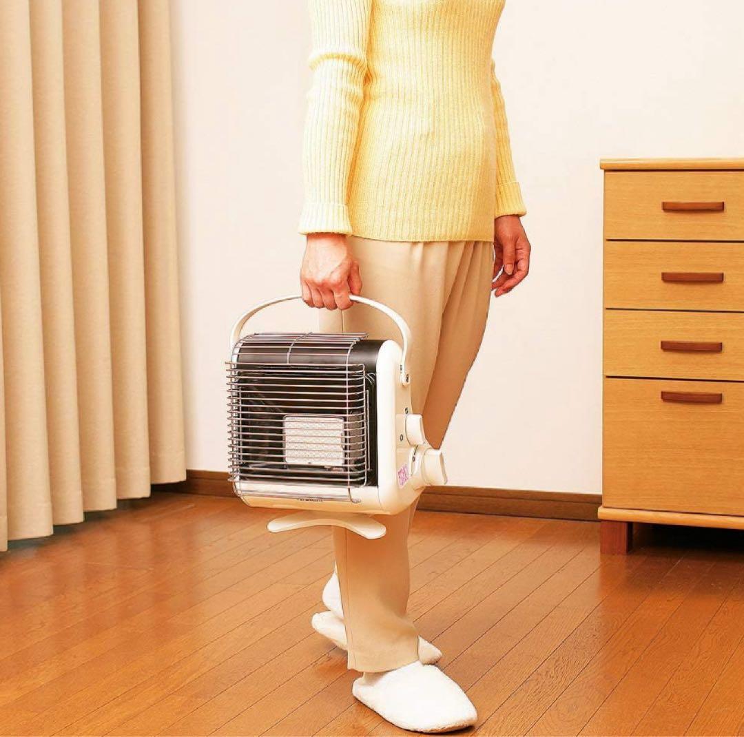 IwatanI スタンド式ストーブ 高温注意 ガード付き