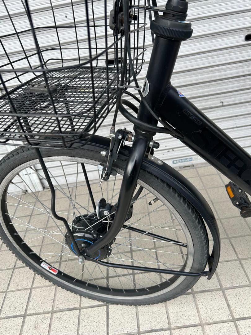 ブリヂストン　STEPCR UZ電動自転車 26インチ　内装3段ギア バッテリー