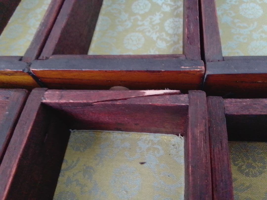 薬箪笥 ヤクジャン 李朝家具 アンティーク 木製 小物入れ 16杯 観音開き