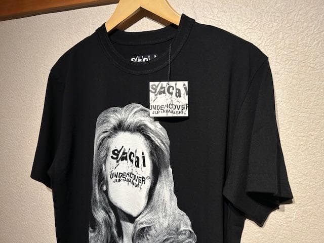 ♪送料無料★sacai × UNDERCOVER★名作★Tシャツ★黒★紙タグ付♪