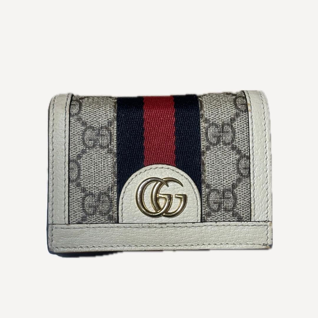 GUCCI お財布 2つ折り 白