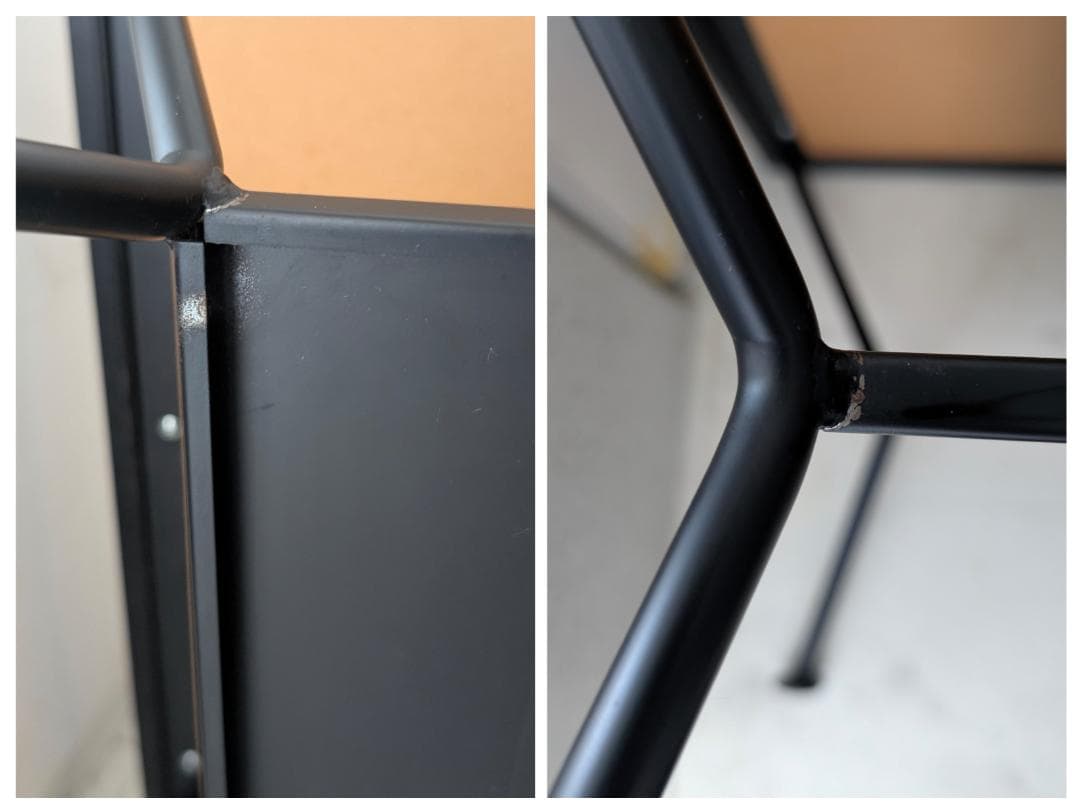 アイアンフレーム タイル テーブル 白 90s ビンテージ ミッドセンチュリー