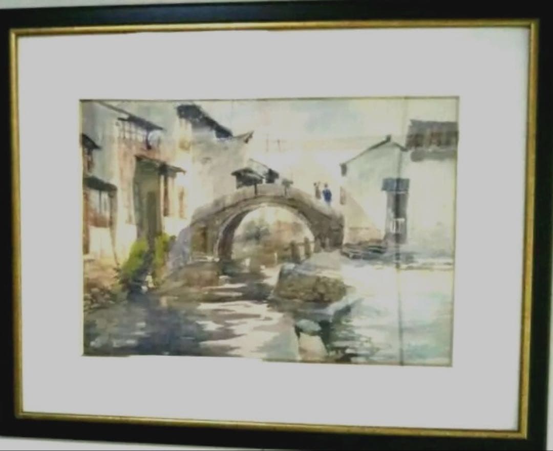 絵画　ソウ・リッカイ　水彩画