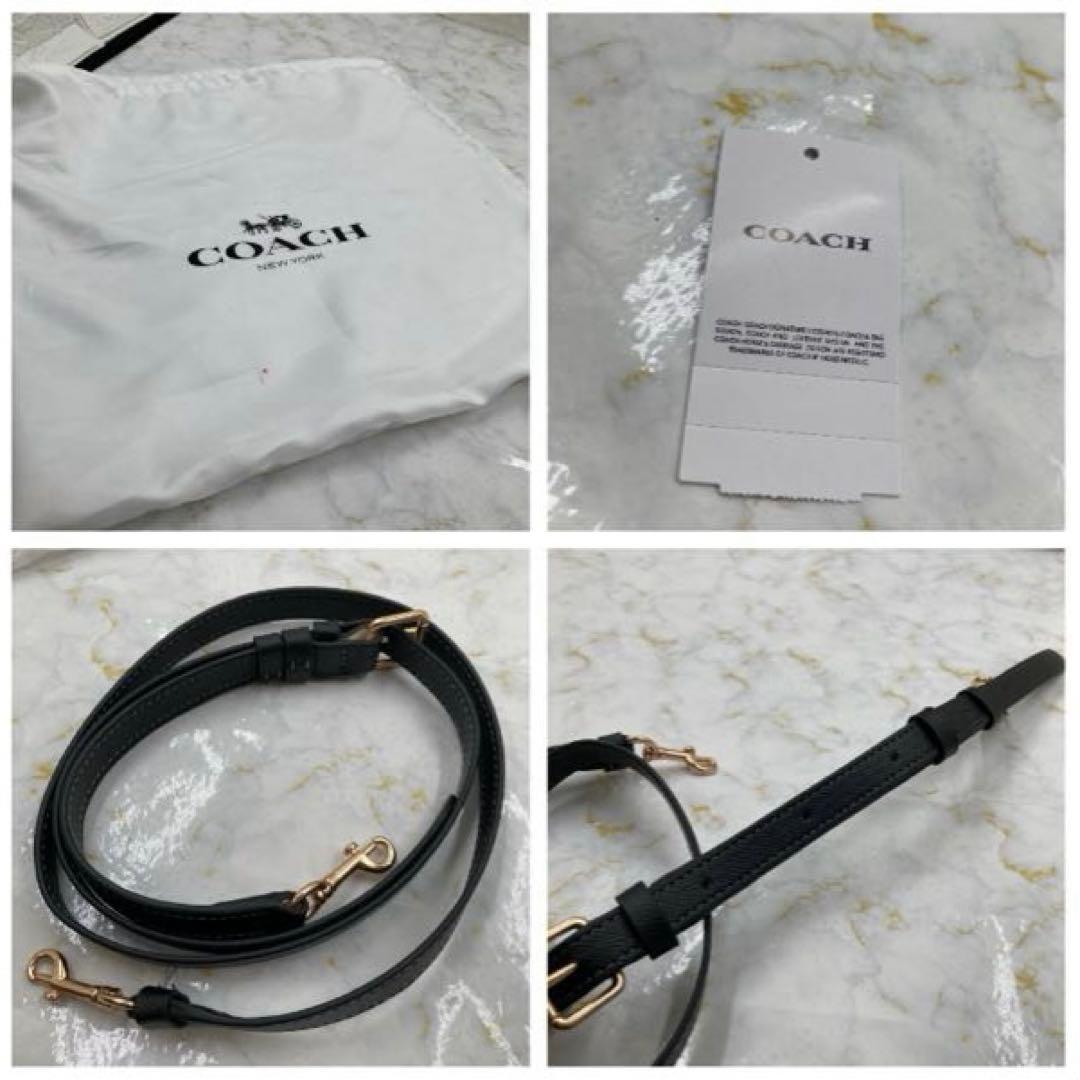 極美品❣️COACH2wayバッグ ショルダーバッグブラックコンパクトレザー袋付