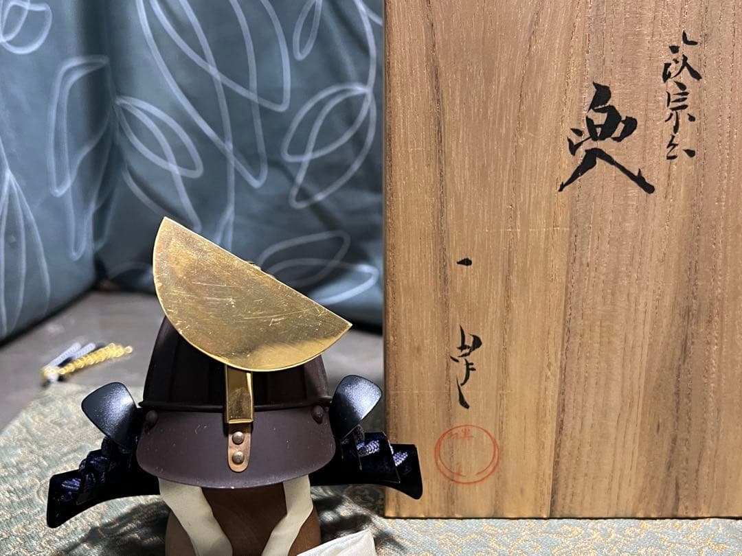甲冑師 加藤一冑 八日月兜 伊達政宗 戦国武将 兜 置物