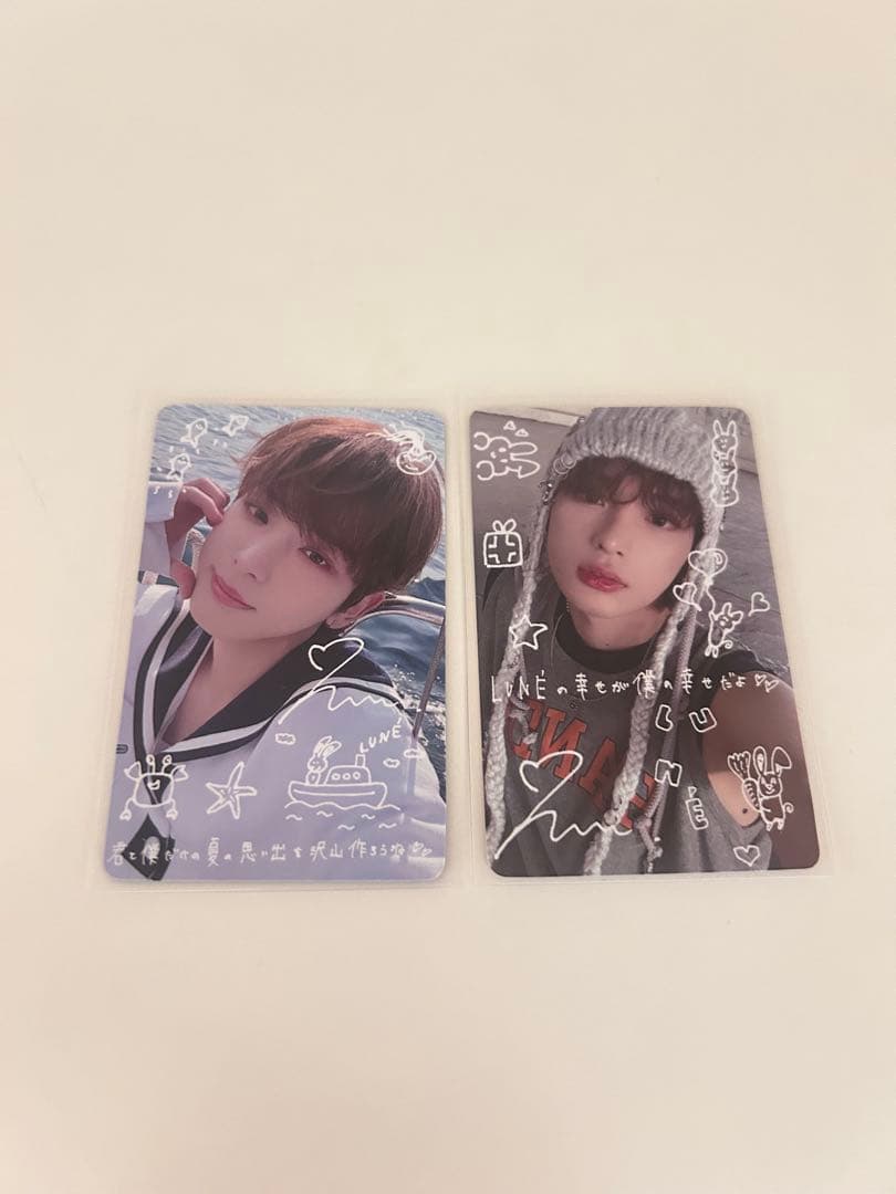 &TEAM HARUA ハルア　手書きデコ　トレカまとめ売り　青嵐