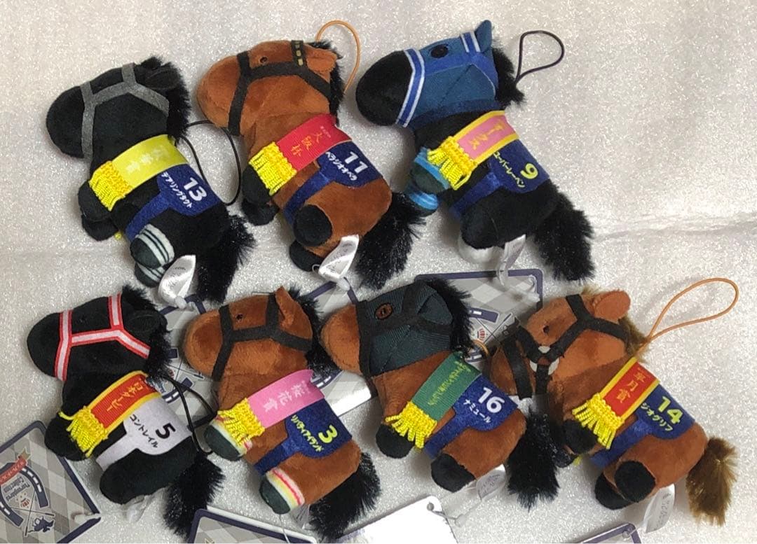 サラブレッドコレクション　ミニマスコット8 ぬいぐるみ　ナムコ