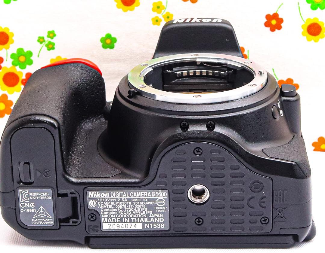 美品 ニコン Nikon D5600☆スマホに転送☆高性能一眼レフ☆自撮り可能！