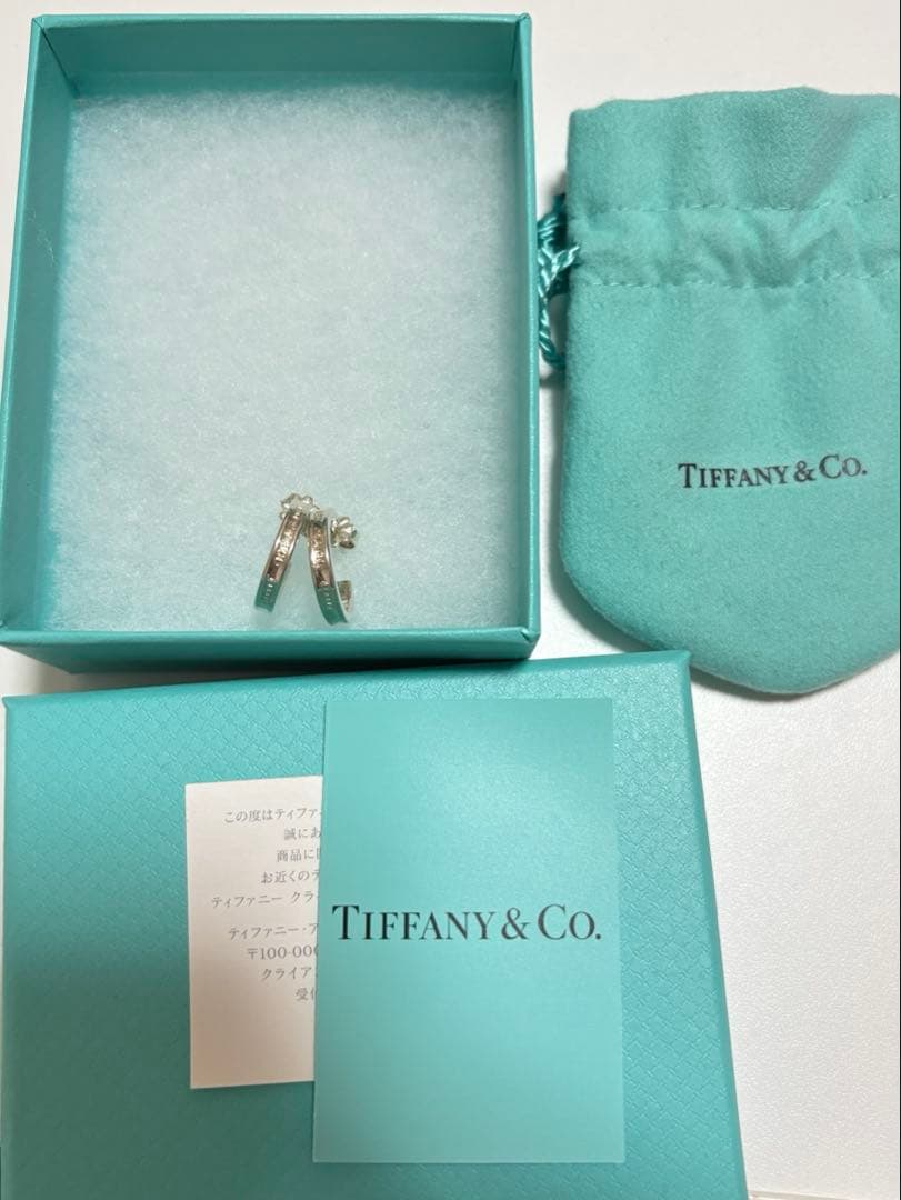 【美品】値下げ Tiffany & Co. シルバーフープピアス