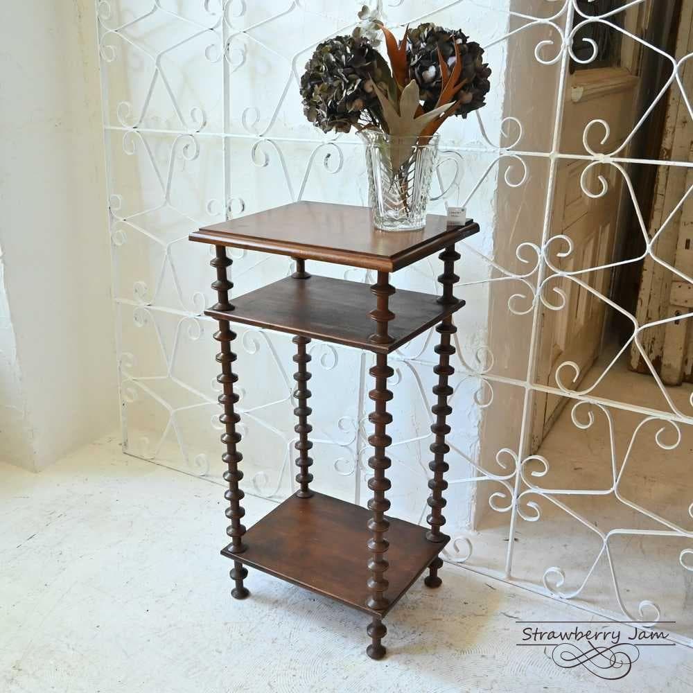 IFU-403 フランスアンティーク ブックシェルフ 収納 本棚 サイドテーブル